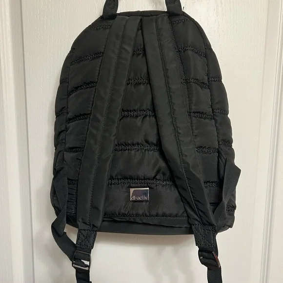 dl + activ Black Quilted Backpack - Picture 2 of 7